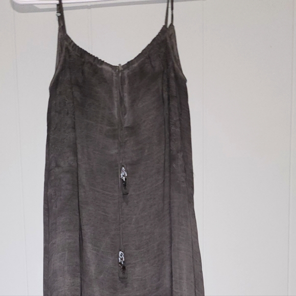 Gorgeous Boho Chic Slate Grey Colored Maxi Dress Small - Picture 10 of 16